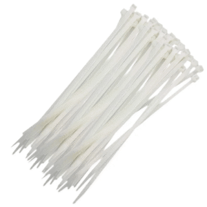 pacote c/ 100 abraçadeiras de nylon 280 x 4,8mm branca